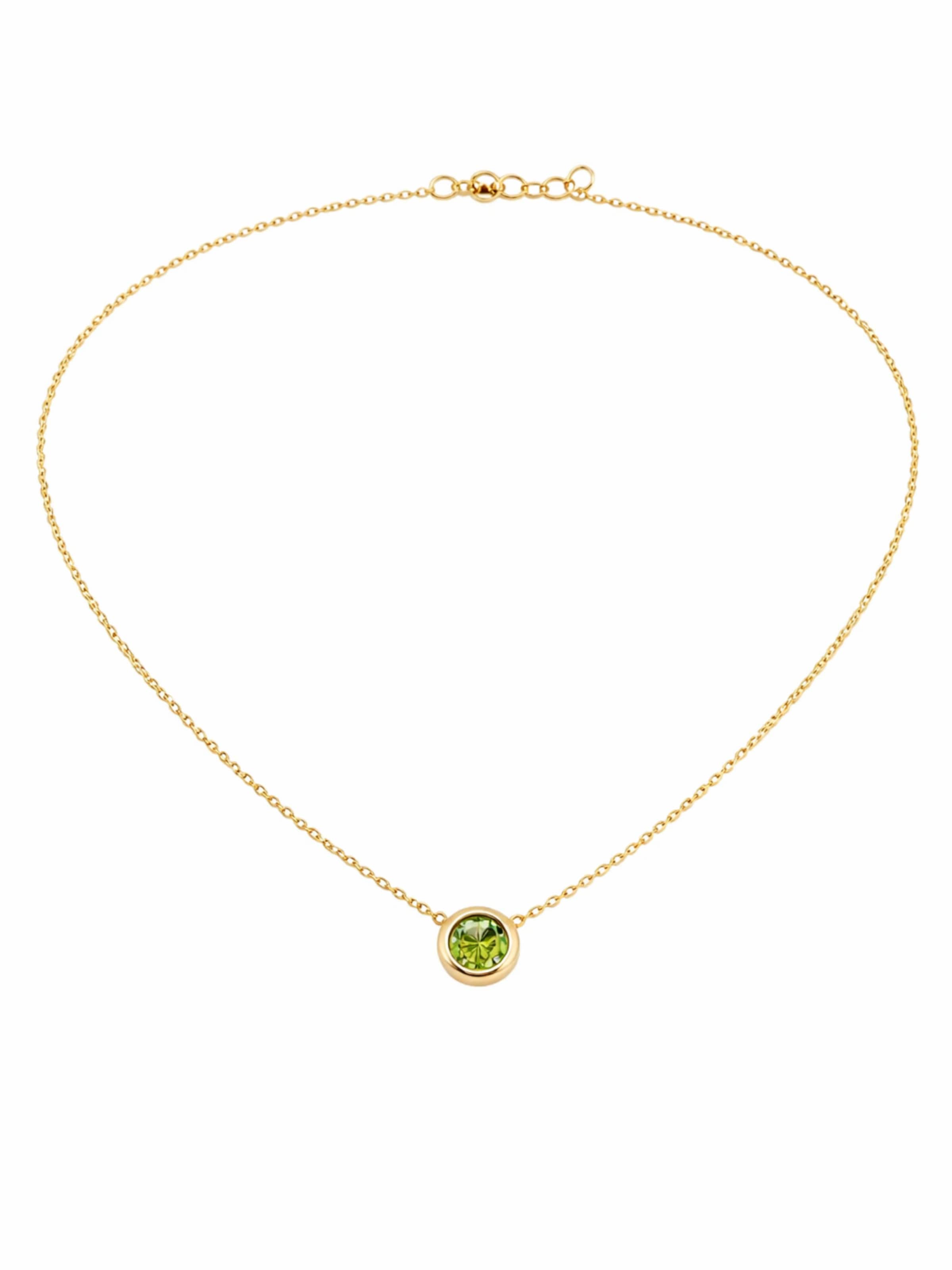 Pure Schmuck Necklace in Green: front