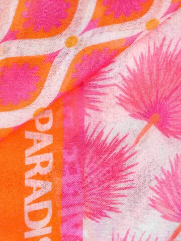 Zwillingsherz Sjaal 'Paradise Vibes' in Oranje