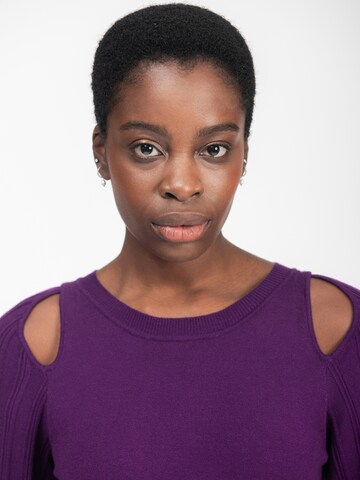 Influencer Sweter w kolorze fioletowy