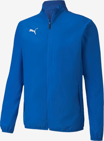 PUMA Athletic Jacket in Blue: front