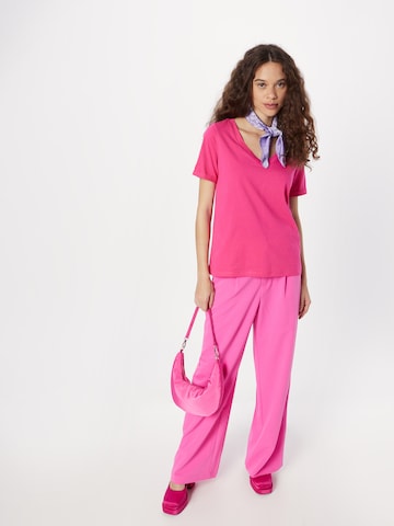 PIECES - Camisa 'RIA' em rosa