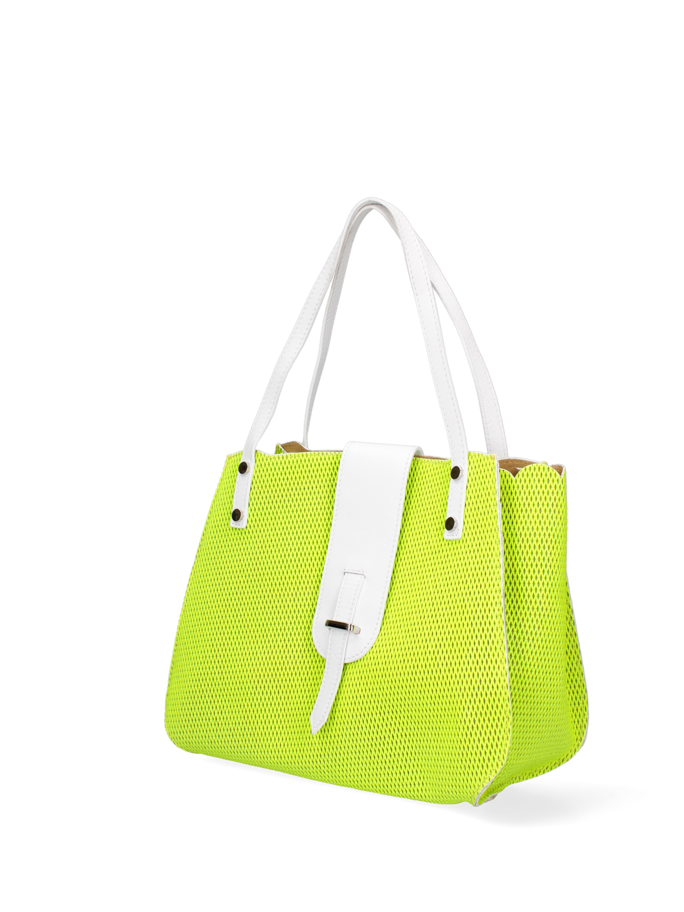 Borsa a spalla di Gave Lux in giallo: frontale