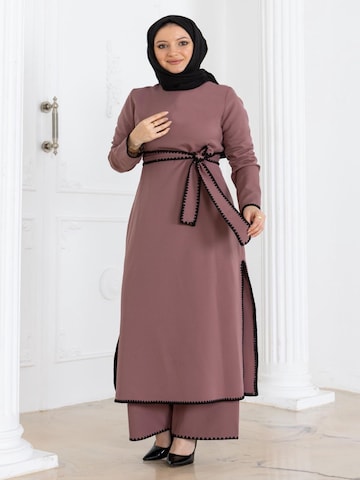 MODAMIHRAM Tunika – pink: přední strana