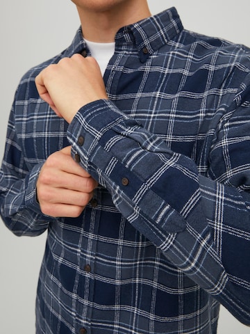 JACK & JONES Regular fit Overhemd 'Barret' in Blauw