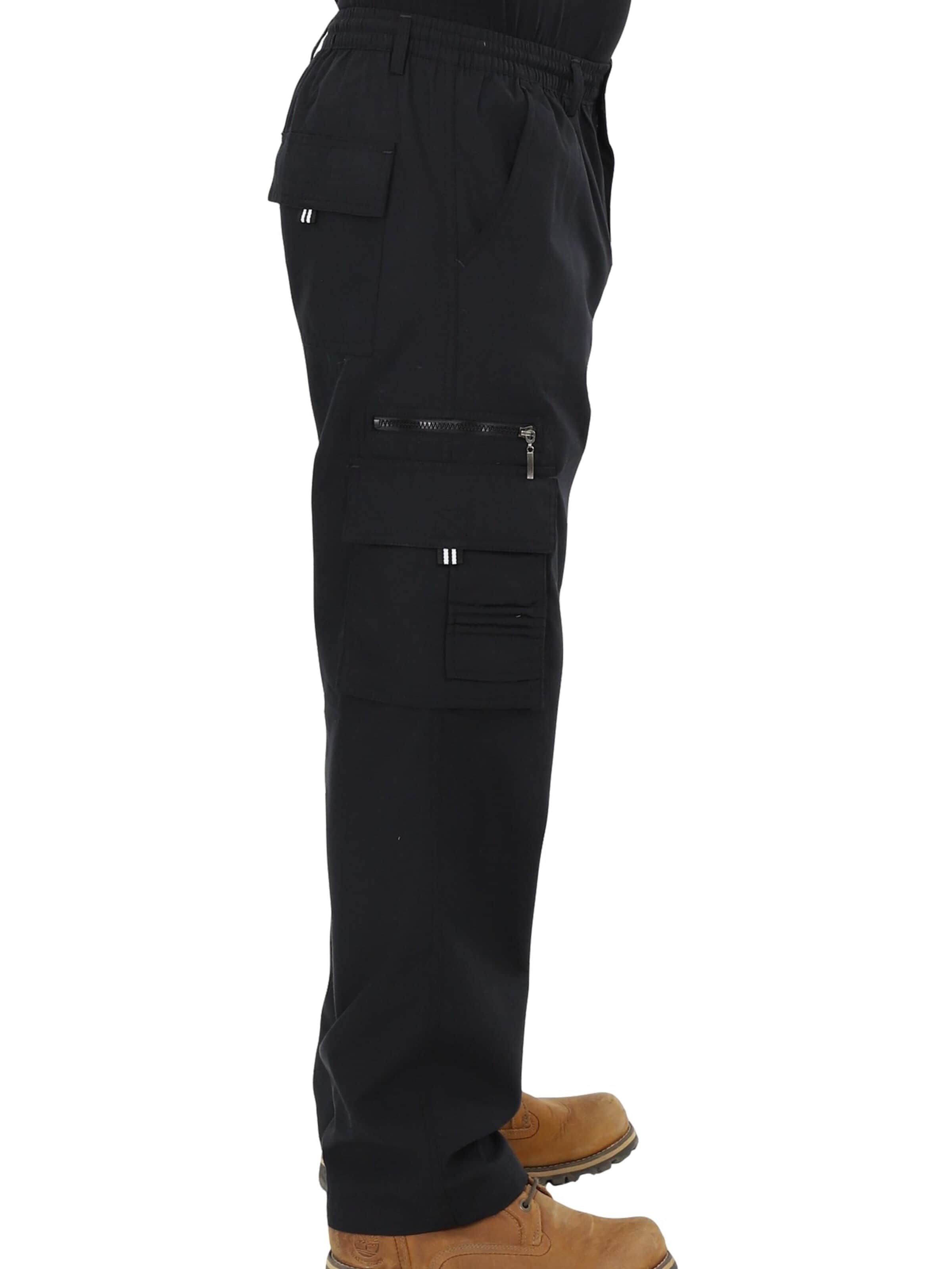 Ben Creek Regular Cargohose‌‌‌‌‌‌ in Schwarz