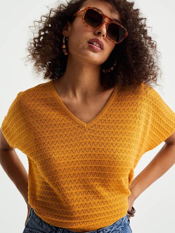 WE Fashion Sweter w kolorze żółty