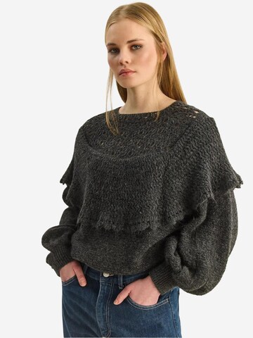 Bianco Lucci - Pullover 'Pullover' em cinzento