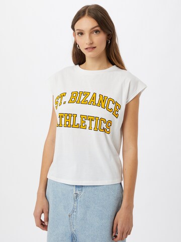 Bizance Paris - Camiseta 'ELOANE' en blanco: frente