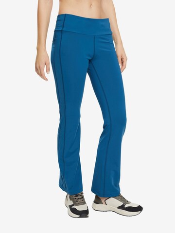 ESPRIT Flared Workout Pants in Blue