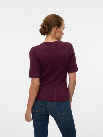 VERO MODA Sweater 'VMSILJE' in Red