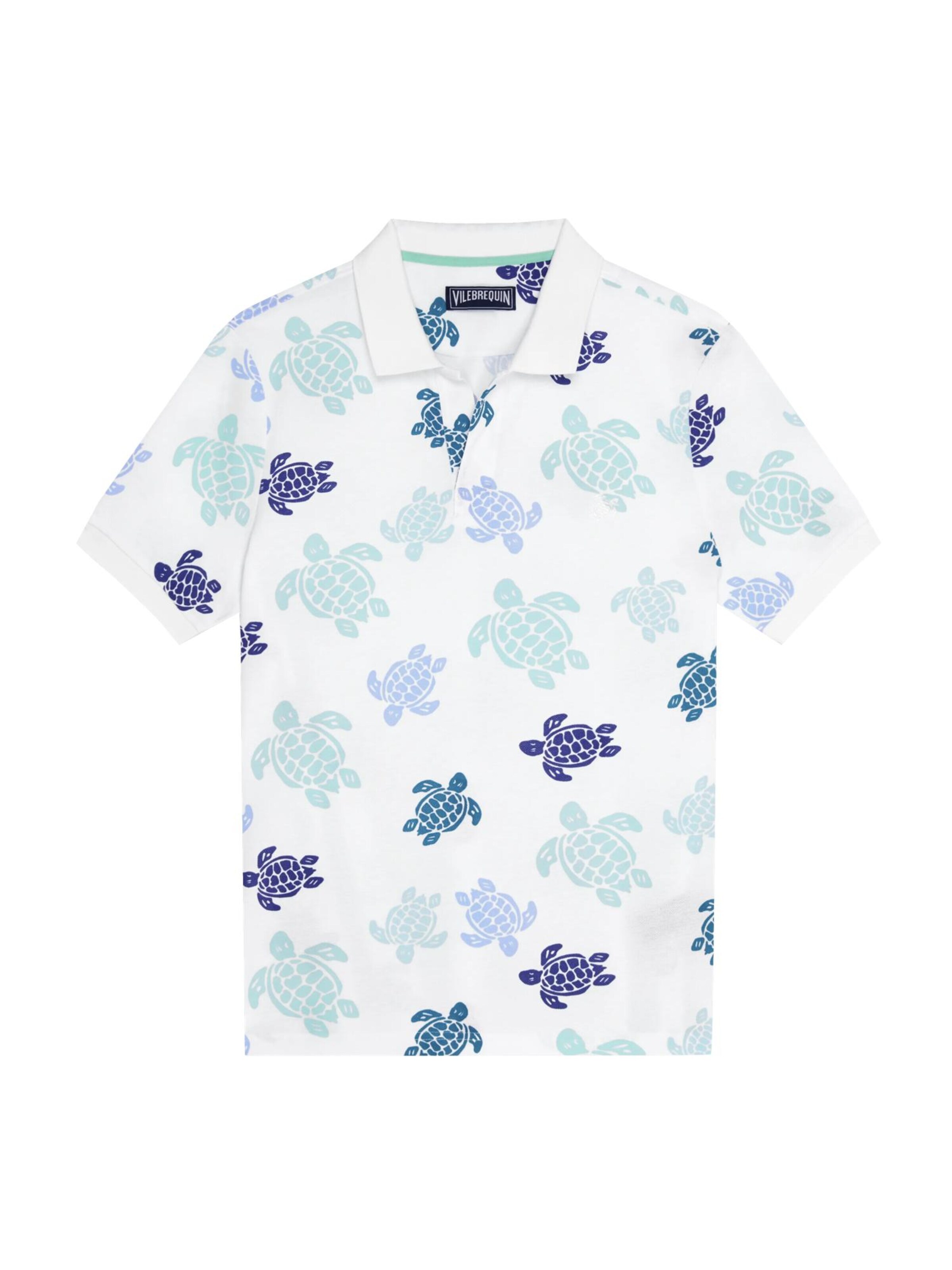 T-Shirt Vilebrequin en blanc : devant