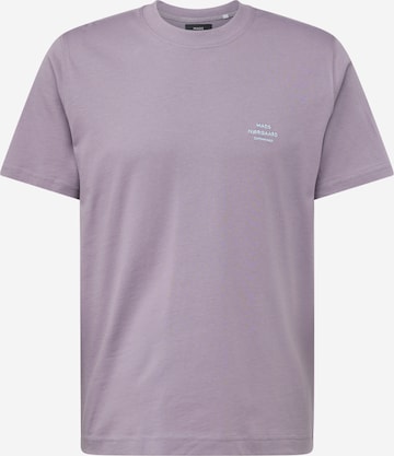 MADS NORGAARD COPENHAGEN T-shirt i lila: framsida