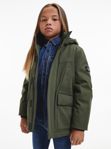 Calvin Klein Jeans Between-season jacket in Green: front