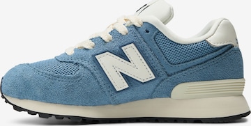 Baskets '574 Hook & Loop' new balance en bleu : devant