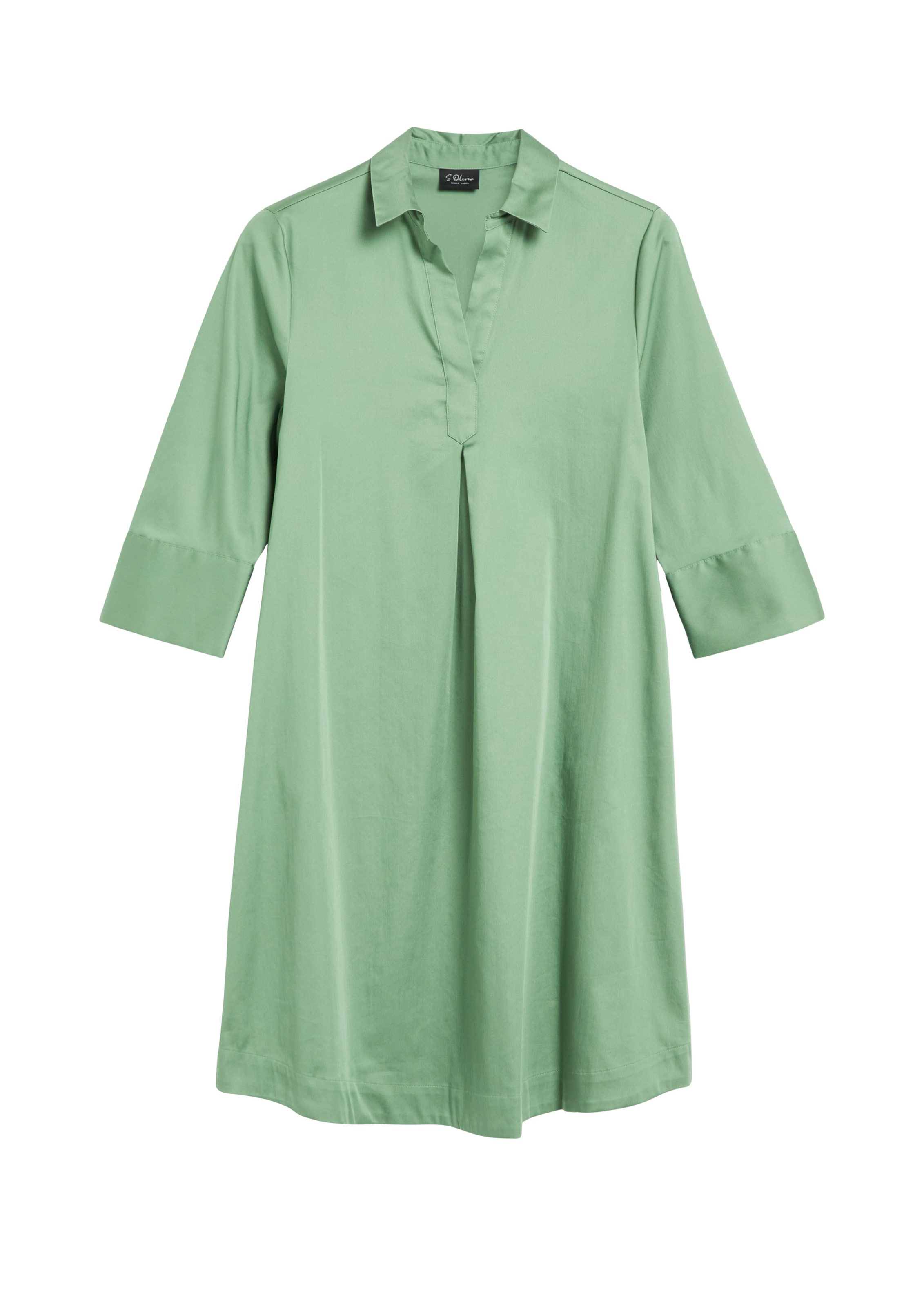 s.Oliver BLACK LABEL Jurk in Groen: voorkant
