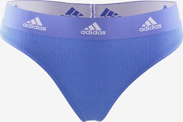 ADIDAS SPORTSWEAR Athletic Underwear ' Thong ' in Blue: front