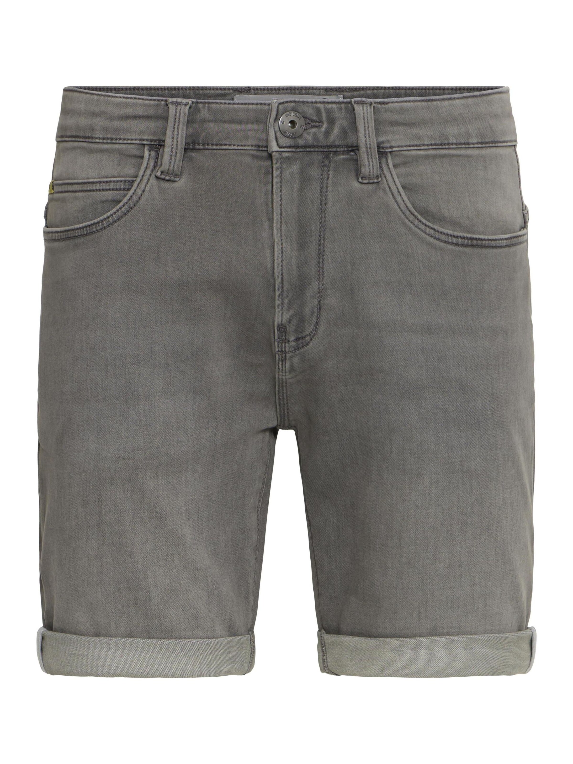 Jean 'Godolf' INDICODE JEANS en gris : devant