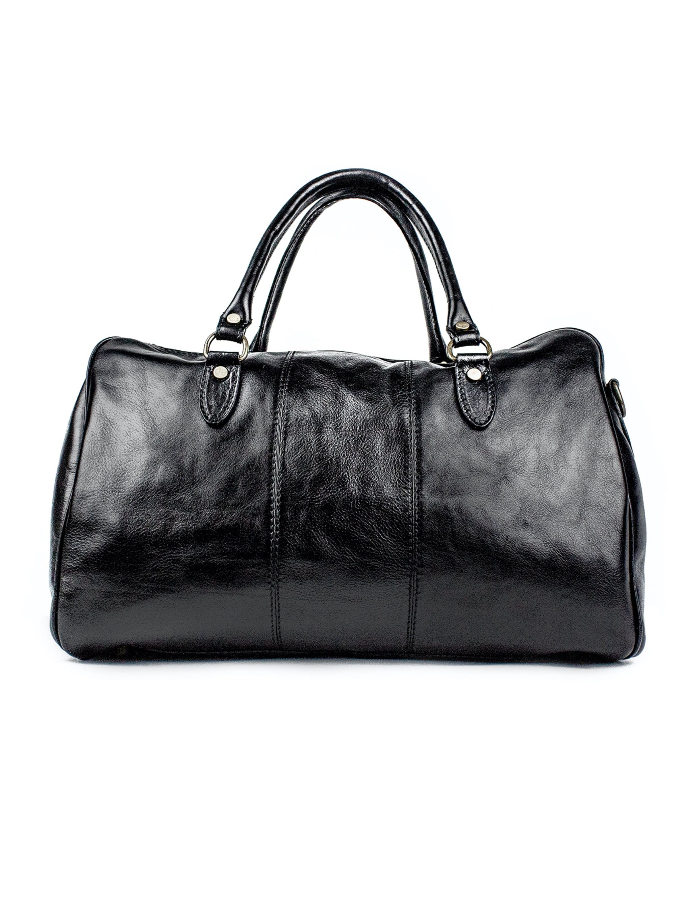 Borsa weekend 'MATTEO' di lePelou in nero: frontale