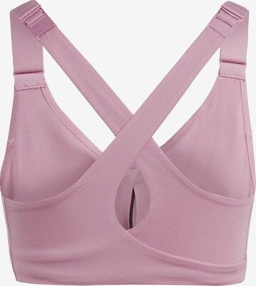 ADIDAS PERFORMANCE Bustier Sport bh 'Collective Power Fastimpact Luxe' in Roze