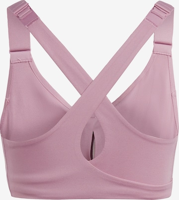 ADIDAS PERFORMANCE Bralette Sports Bra 'Collective Power Fastimpact Luxe' in Pink