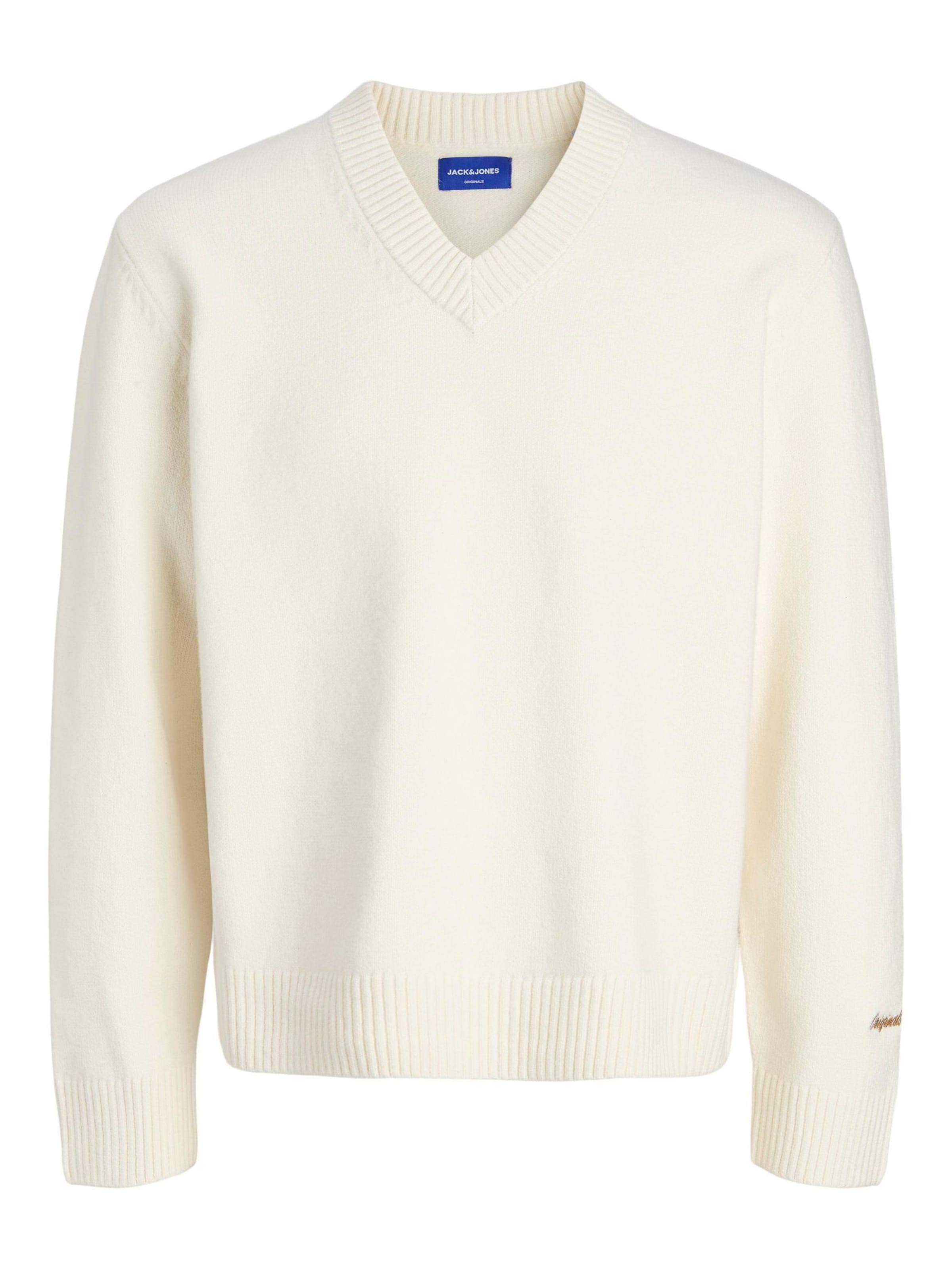 JACK & JONES Jersey en blanco lana, Vista del producto