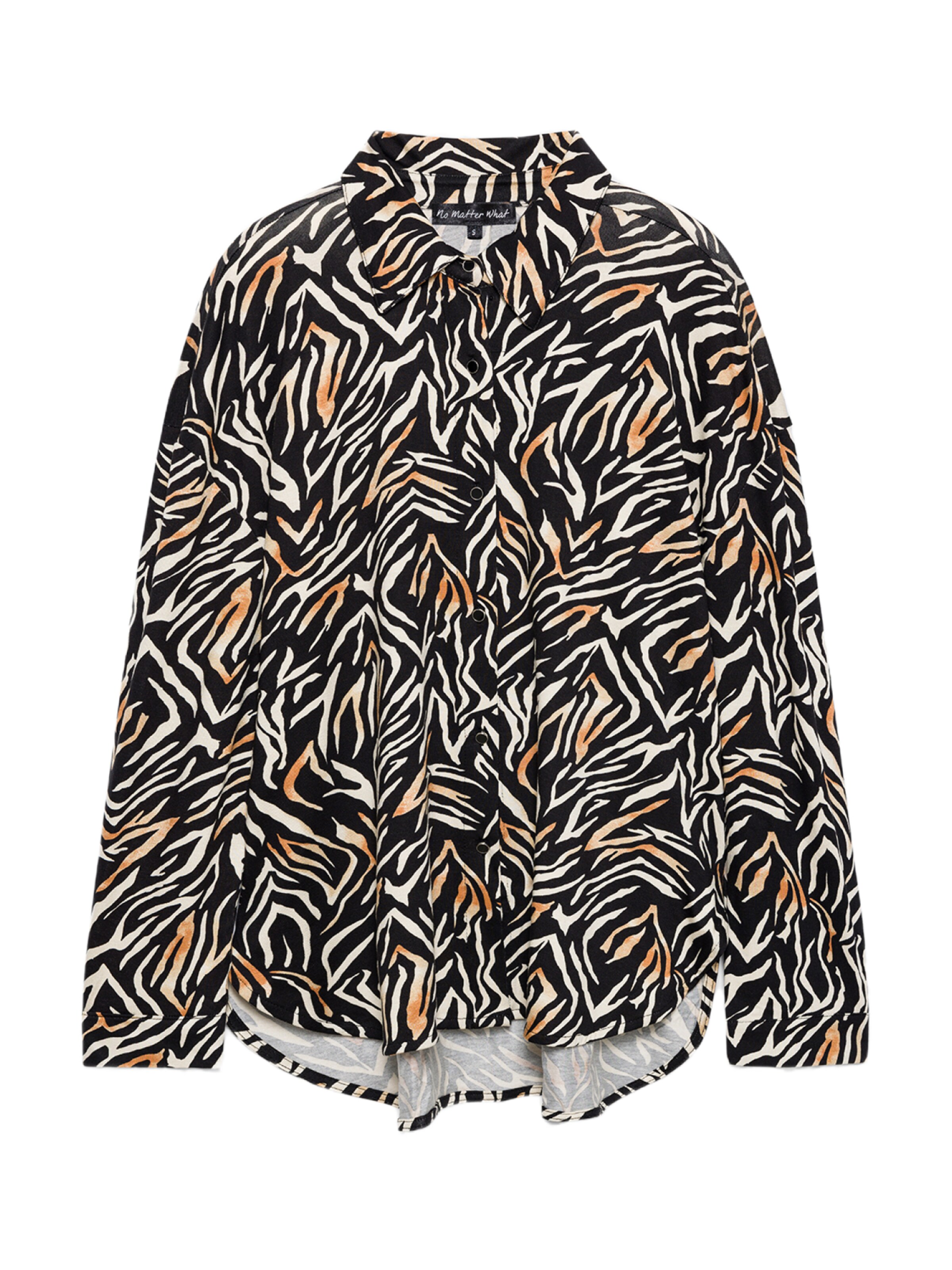 No Matter What Blouse in Zwart: voorkant