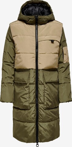 ONLY Zimný kabát - Zelená: predná strana