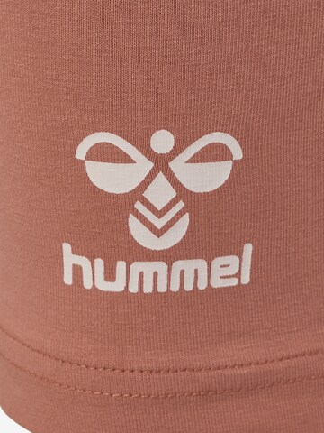 Skinny Pantalon de sport Hummel en marron