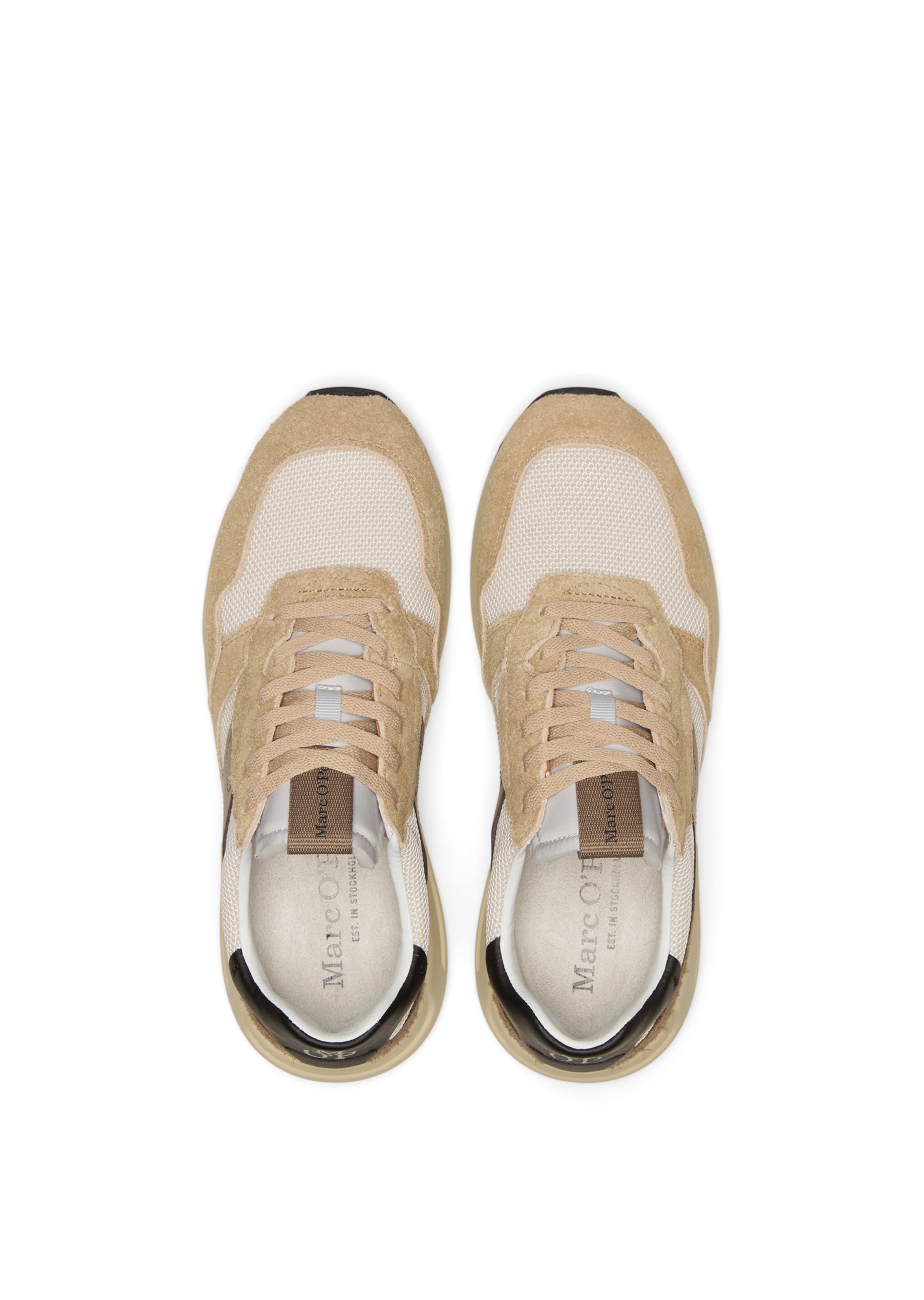 Baskets basses 'Josef' Marc O'Polo en beige