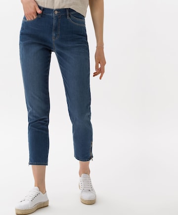 BRAX Slimfit Jeans in Blauw: voorkant