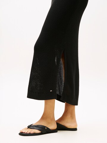 TOMMY HILFIGER Jurk in Zwart