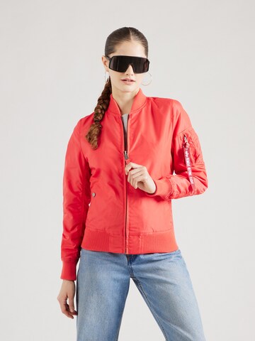 ALPHA INDUSTRIES Tussenjas in Rood: voorkant