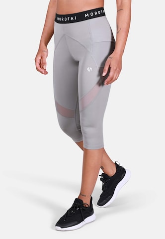 Regular Pantalon de sport 'Performance' MOROTAI en gris : devant