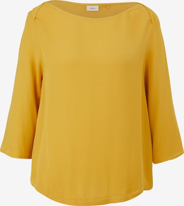 s.Oliver BLACK LABEL - Blusa en amarillo: frente