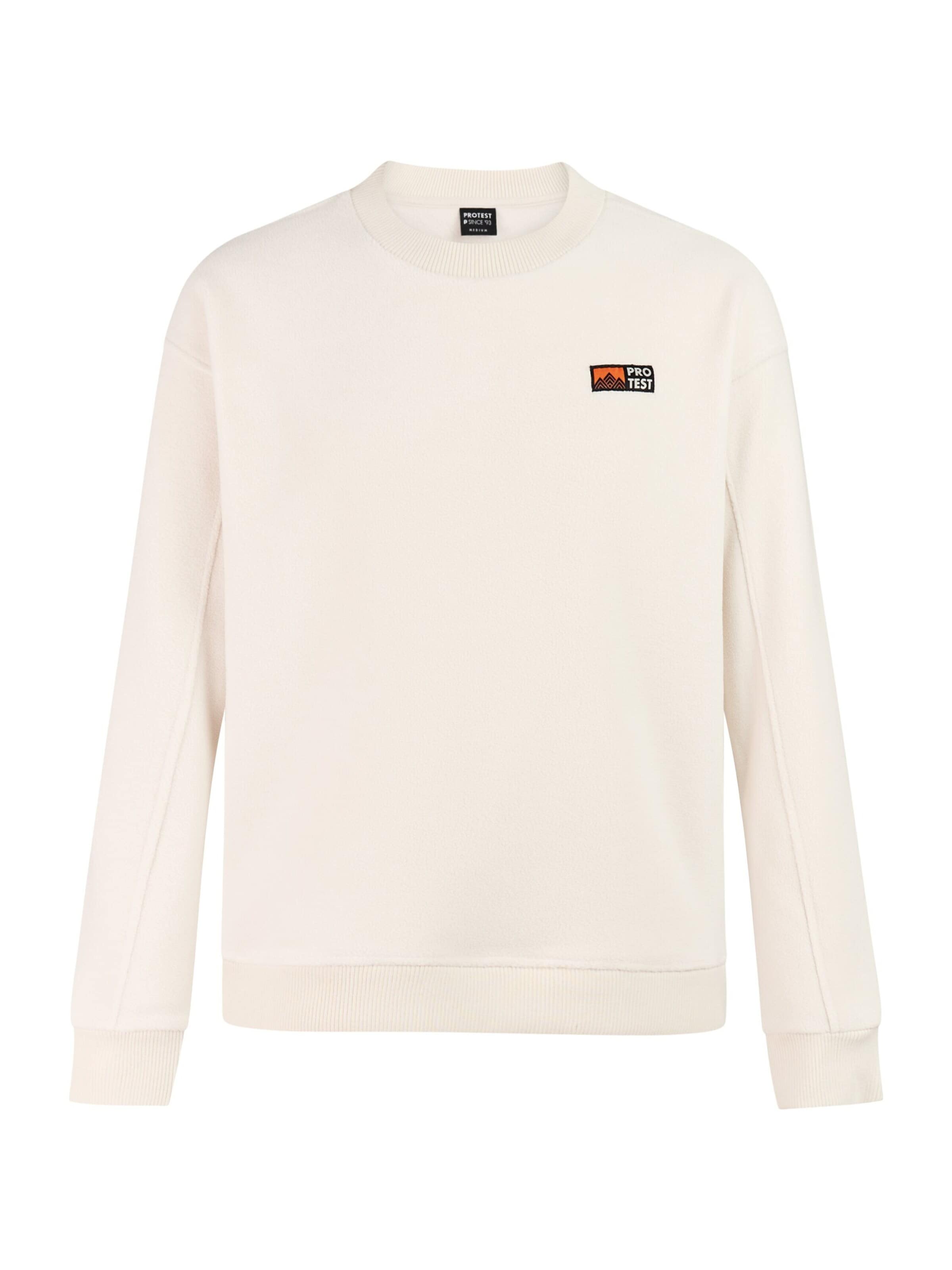 Pull-over 'PRTHawks' PROTEST en blanc : devant