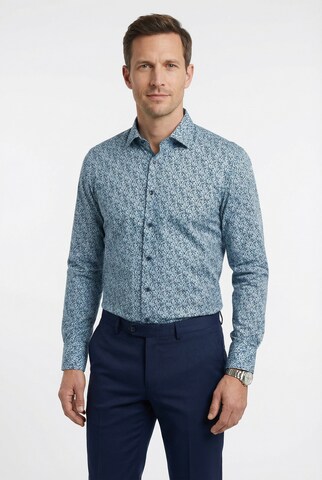 OLYMP Comfort Fit Hemd in Blau: Vorderseite