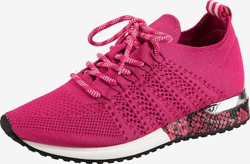 LA STRADA Sneakers laag in Roze: voorkant