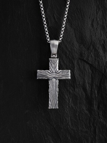 REYTEL Παντατίφ 'CHRIST CRUCIFIX. SALVATION' σε ασημί