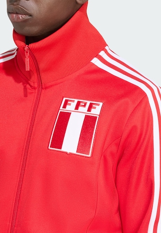 Giacca di felpa sportiva 'Peru' di ADIDAS ORIGINALS in rosso
