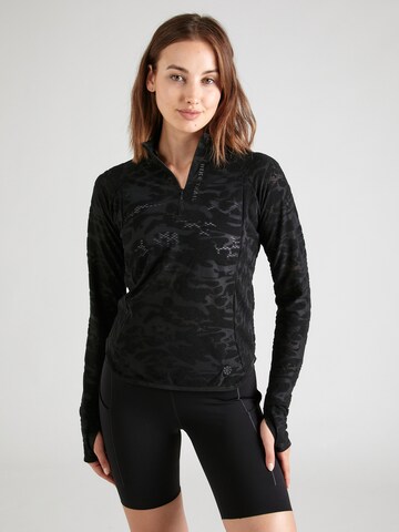 Tricou funcțional de la NIKE pe negru: față