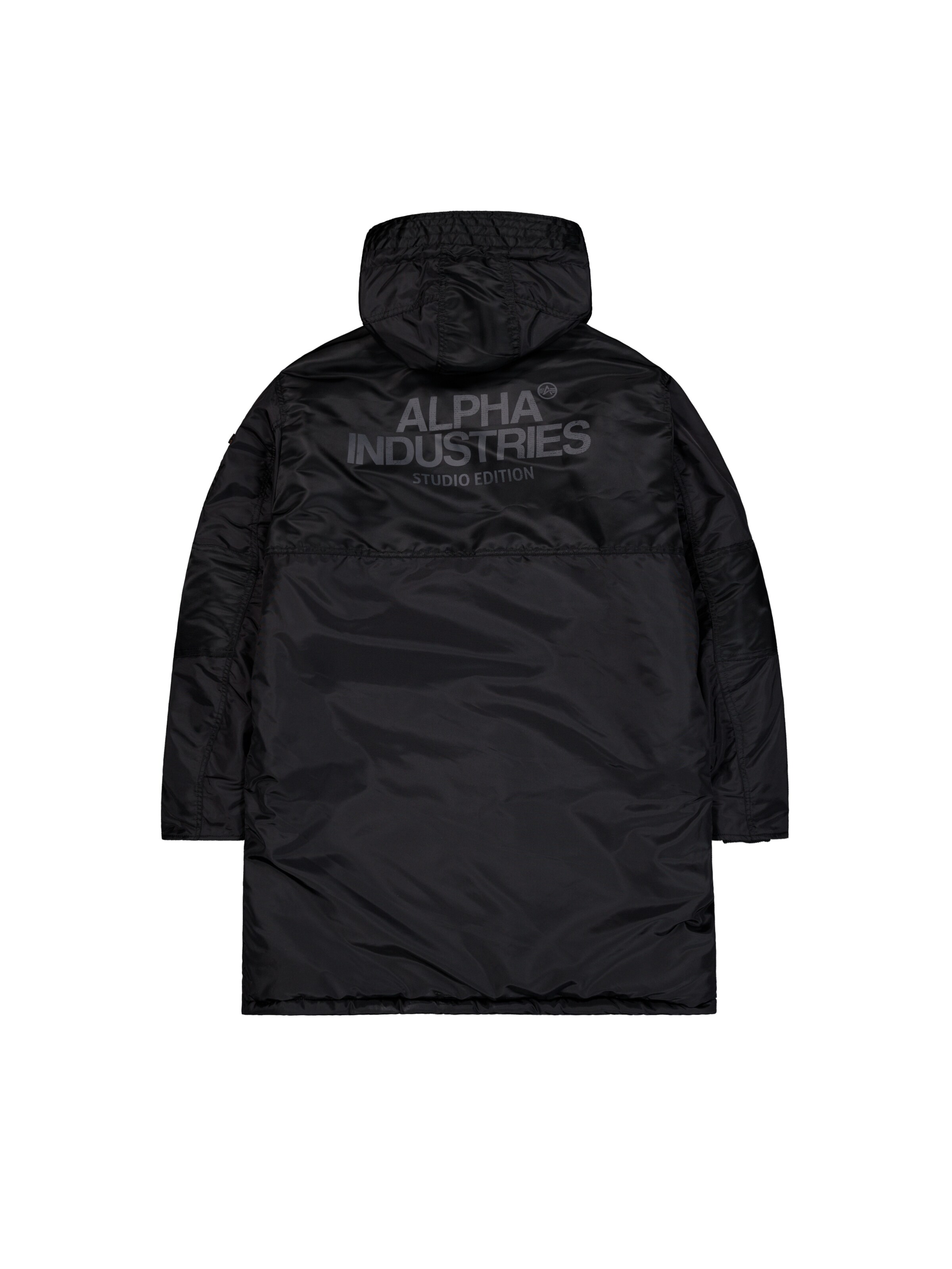 ALPHA INDUSTRIES Демисезонная парка в Черный