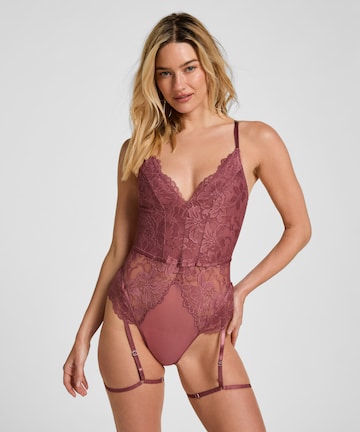Hunkemöller Body 'Viktoria' in Lila: voorkant