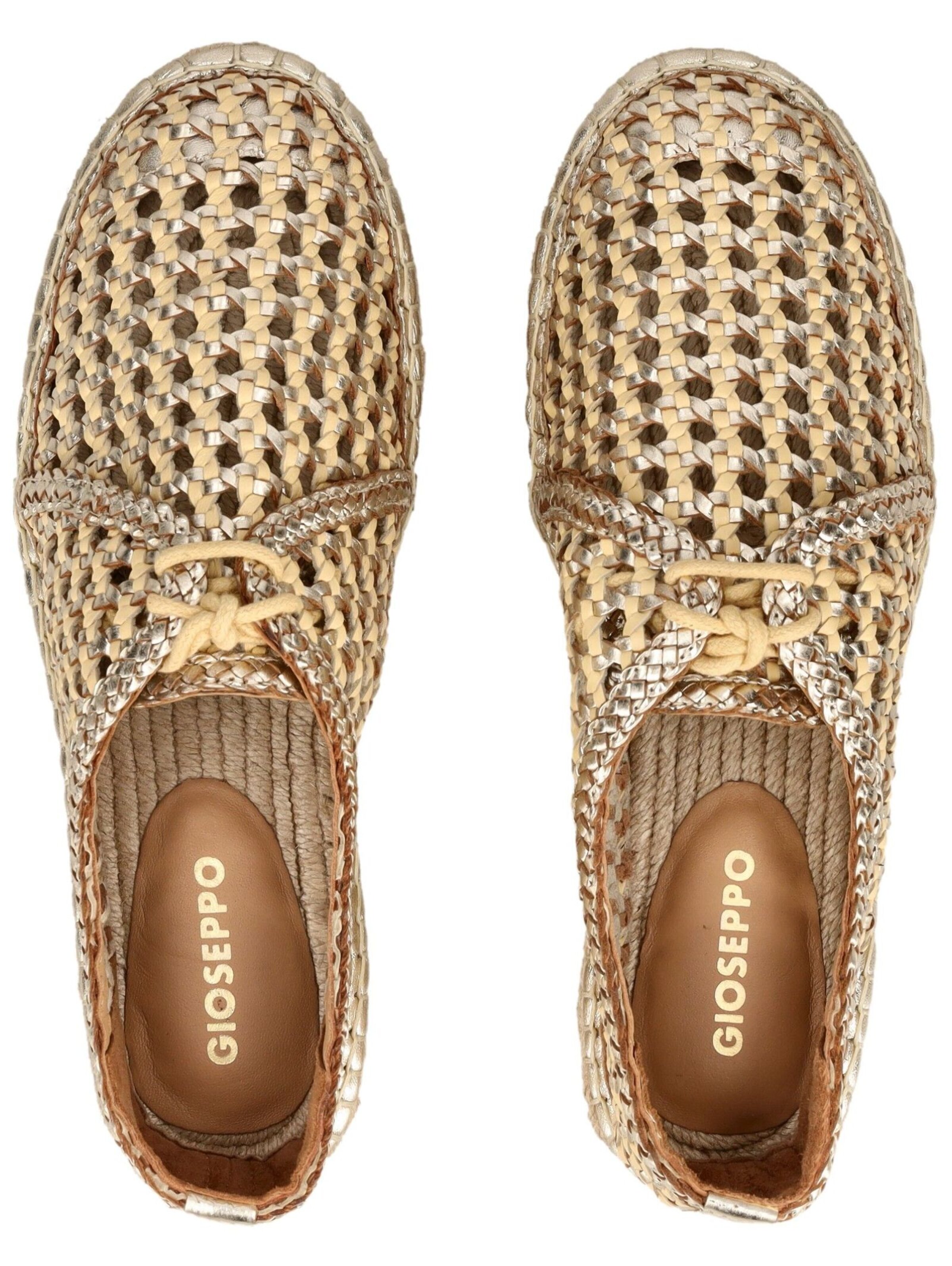 GIOSEPPO Platform trainers in Gold