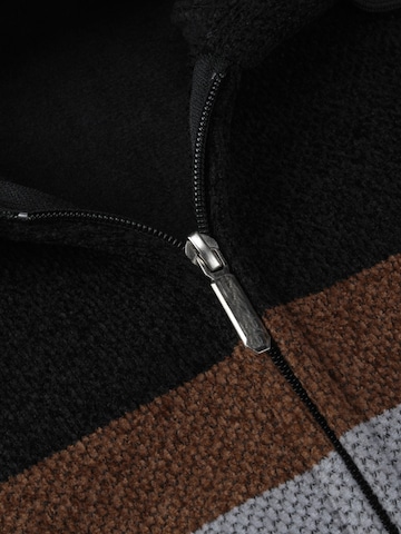 ALLTHEMEN Strickjacke 'Flausch'‌‌‌ in Schwarz