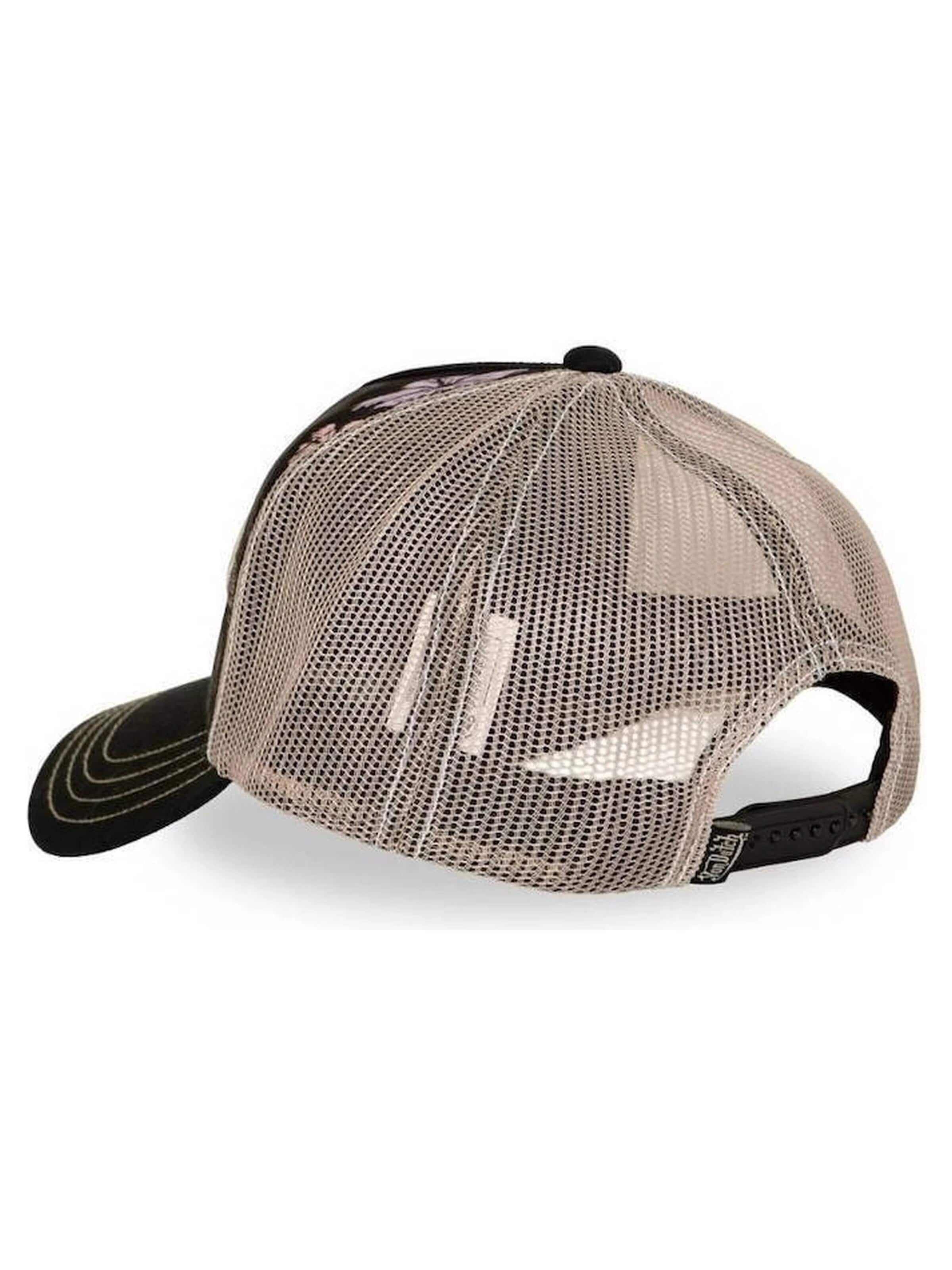 Von Dutch Kšiltovka 'Gorra von dutch negra flores subl 17 trucker cap' – černá