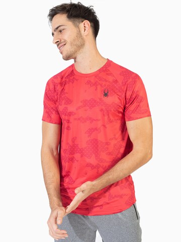 Spyder - Camiseta funcional en rojo