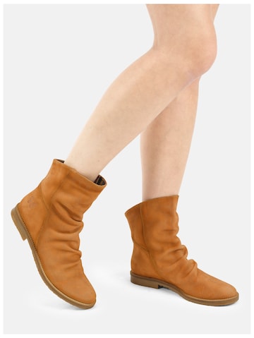 FELMINI Enkellaarsjes in Beige: voorkant