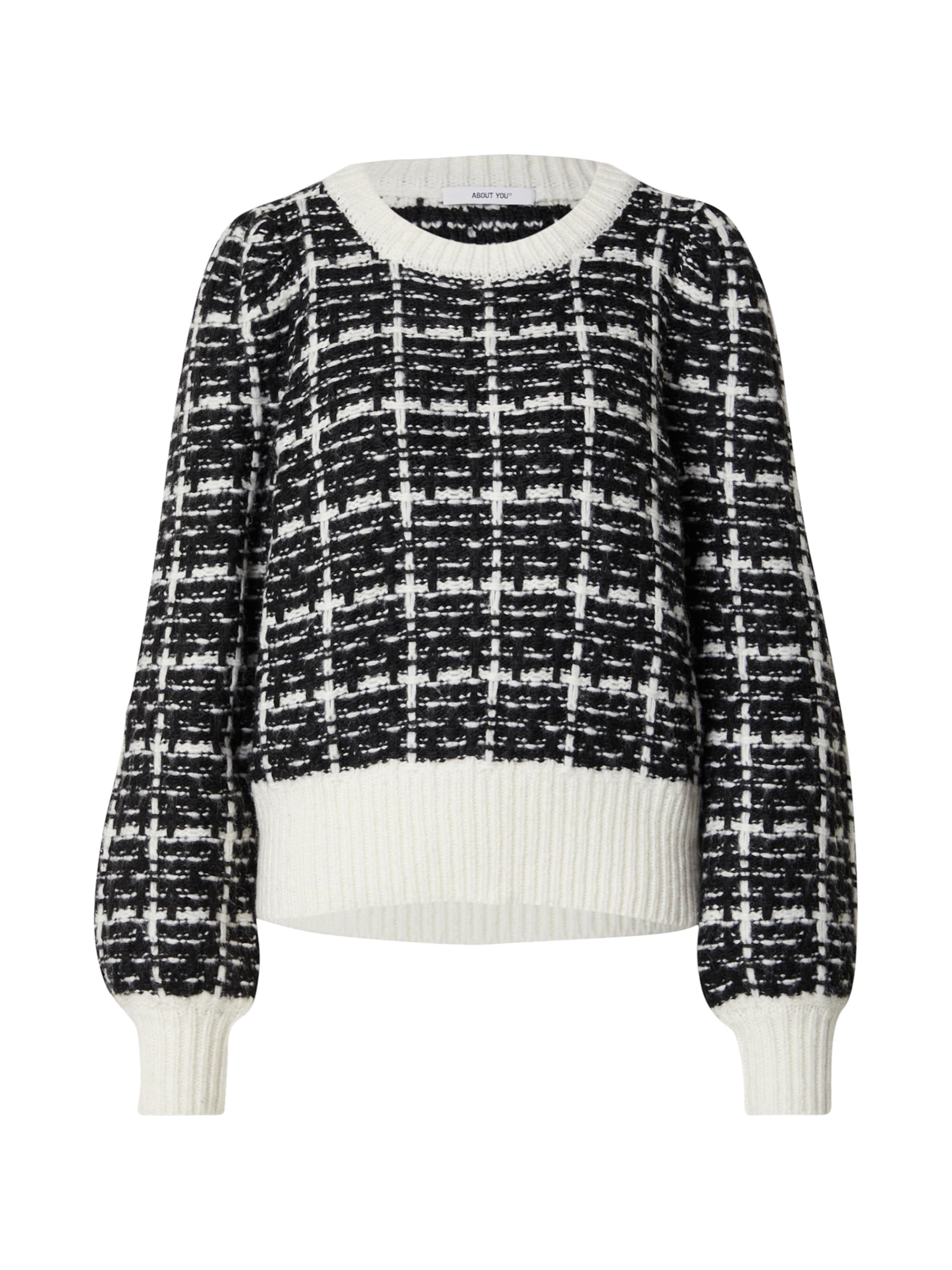 ABOUT YOU Sweater 'Eliza' in Black: front