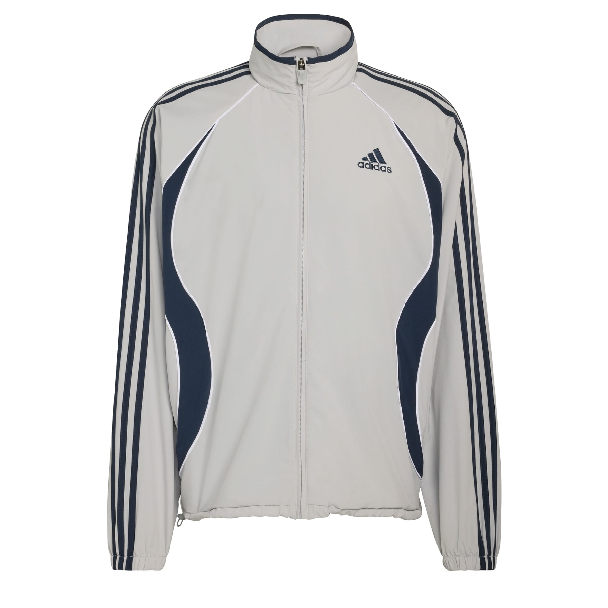 Veste mi-saison 'Teamgeist Adicolor Track' ADIDAS ORIGINALS en gris : devant