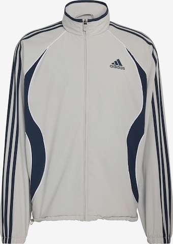 Veste mi-saison 'Teamgeist Adicolor Track' ADIDAS ORIGINALS en gris : devant